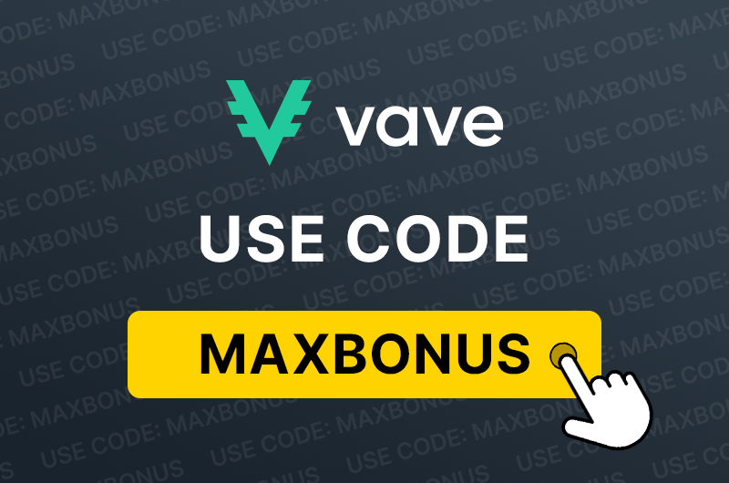 Vave Promo Code MAXBONUS